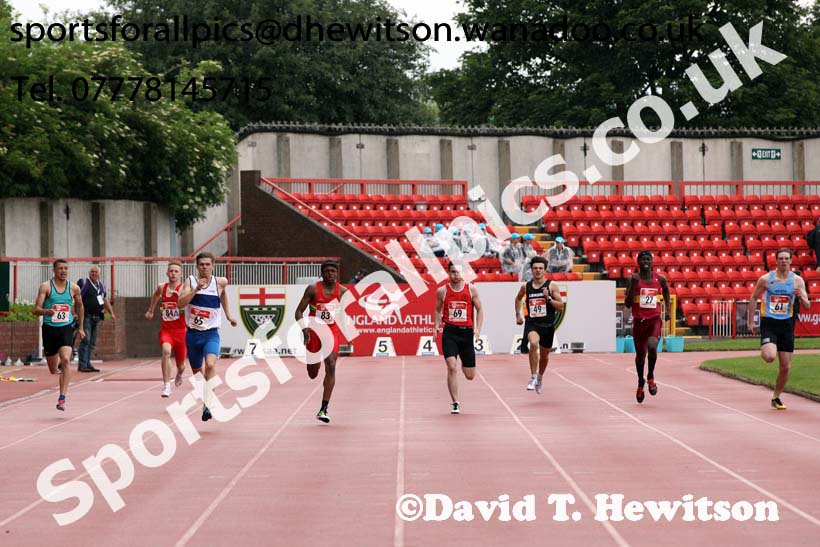 Senior boys 400 metres, English Schools Track and Field. Photo: David T. Hewitson/Sports for All Pics